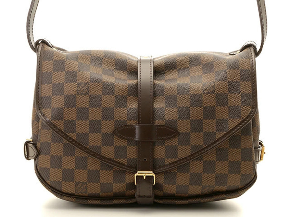 LOUIS VUITTON Bag Saumur Shoulder Damier